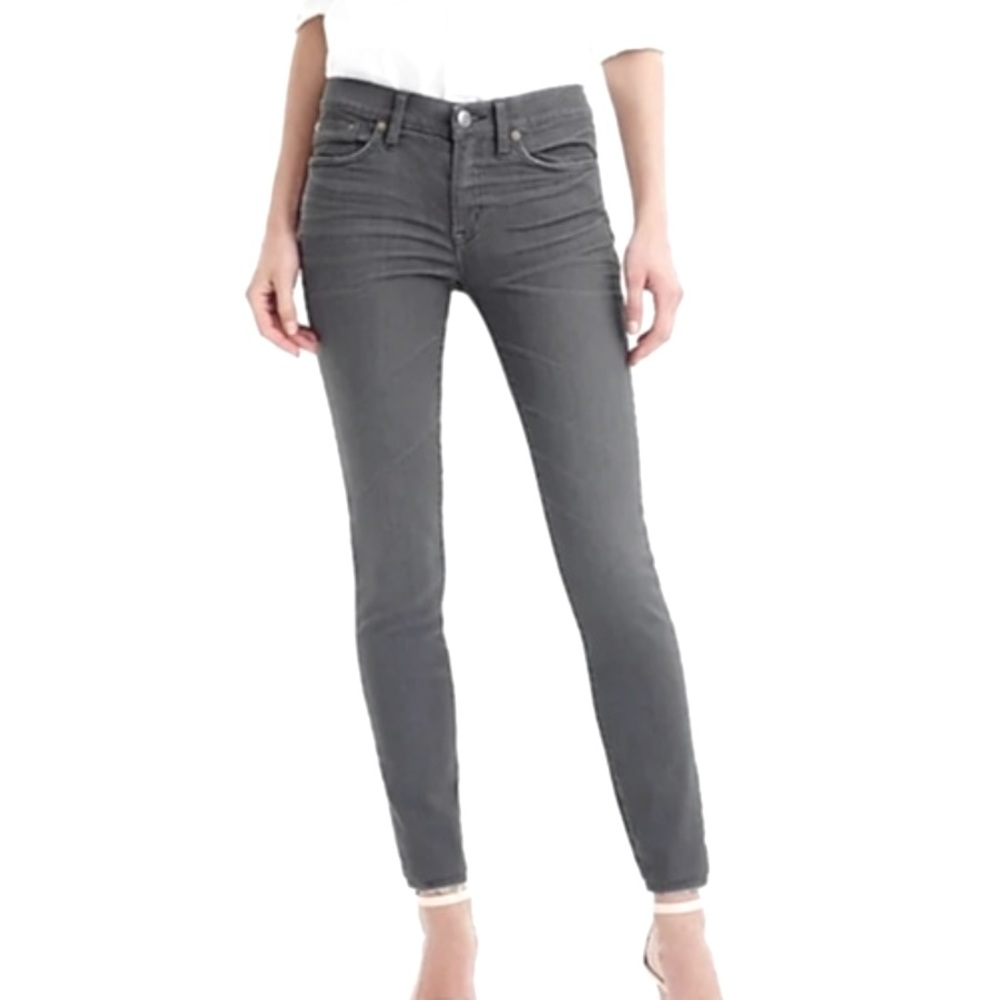 Jcrew8 inch toothpick in gray. sz30